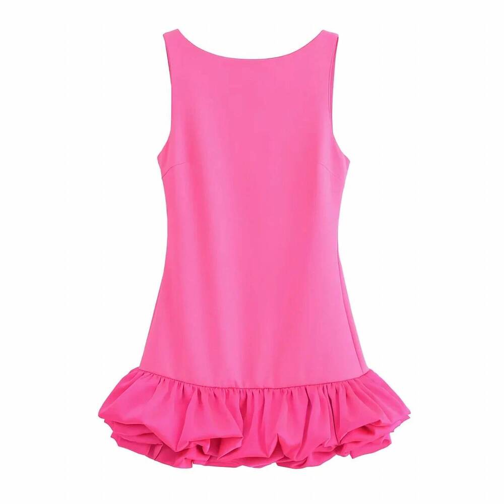 NEW SWEETKAMA women's mini bubble dress in pink